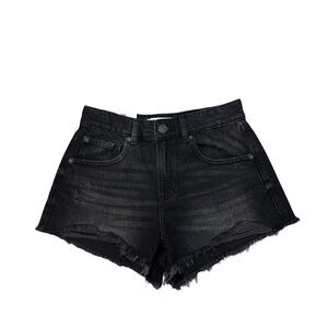 Garage Black Jean Shorts